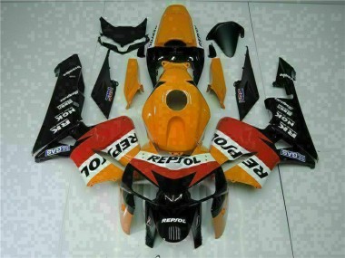 Orange Schwarz Repsol CBR 600 RR 05-06 Motorrad Vollverkleidung