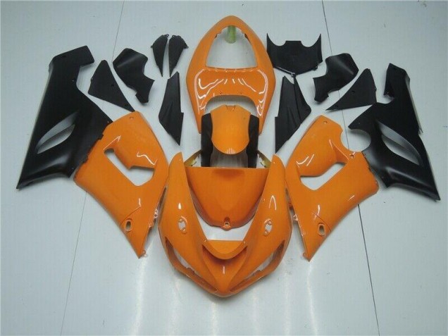 Orange Schwarz ZX6R 05-06 Motorrad Verkleidungen