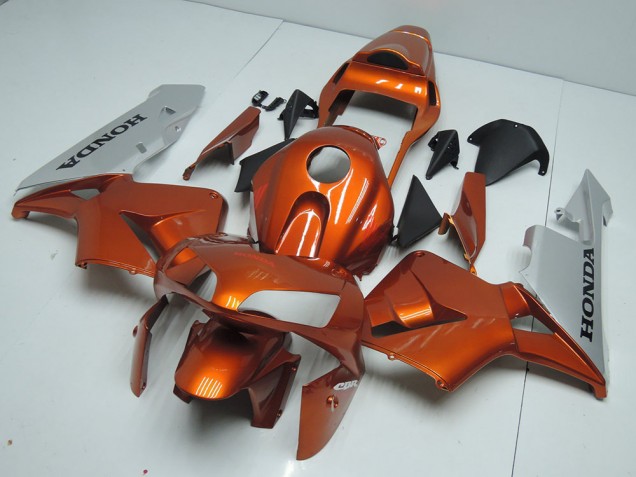 Orange Silber CBR 600 RR 03-04 Motorrad Verkleidungen Orange Silber CBR 600 RR 03-04 Motorrad Verkleidungen