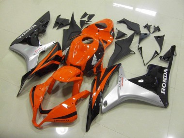 Orange Silber Schwarz CBR 600 RR 07-08 Motorrad Verkleidung