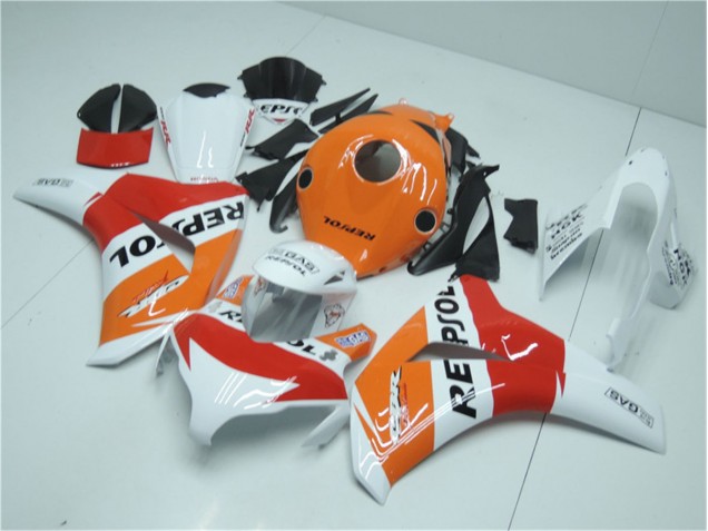 Orange Weiß Rot Repsol CBR 1000 RR 08-11 Motorrad Verkleidungen Orange Weiß Rot Repsol CBR 1000 RR 08-11 Motorrad Verkleidungen