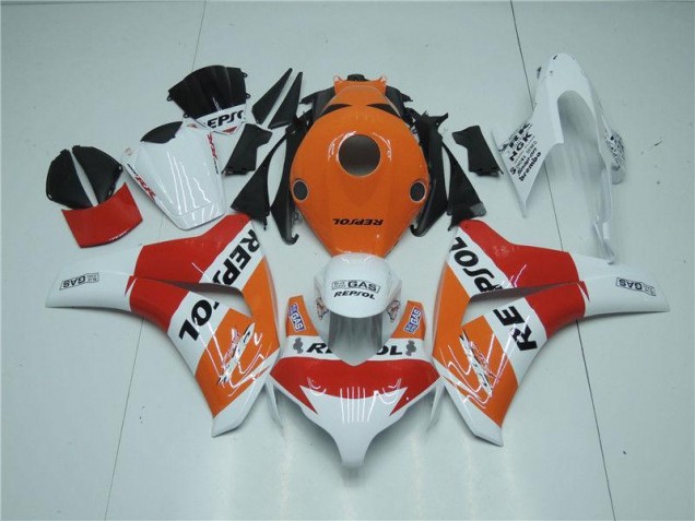 Orange Weiß Rot Repsol CBR 1000 RR 08-11 Motorrad Verkleidungen Orange Weiß Rot Repsol CBR 1000 RR 08-11 Motorrad Verkleidungen