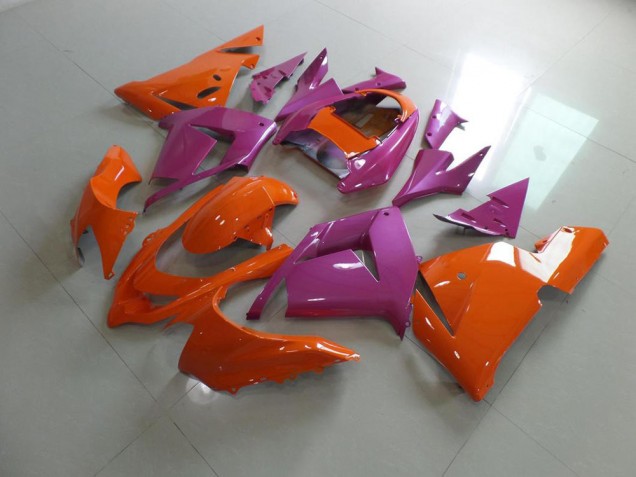 Orange und Rosa ZX10R 03-05 Motorrad Verkleidungen Orange und Rosa ZX10R 03-05 Motorrad Verkleidungen