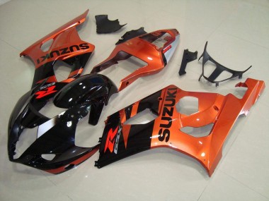Orange und Schwarz GSXR 1000 K3 03-04 Motorrad Verkleidungen