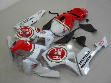 Perl Weiß Lucky Strike CBR 600 RR 05-06 Motorrad Verkleidungen