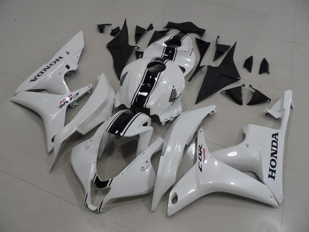 Perl Weiß mit schwarzen Streifen CBR 600 RR 07-08 Motorrad Verkleidungen Perl Weiß mit schwarzen Streifen CBR 600 RR 07-08 Motorrad Verkleidungen
