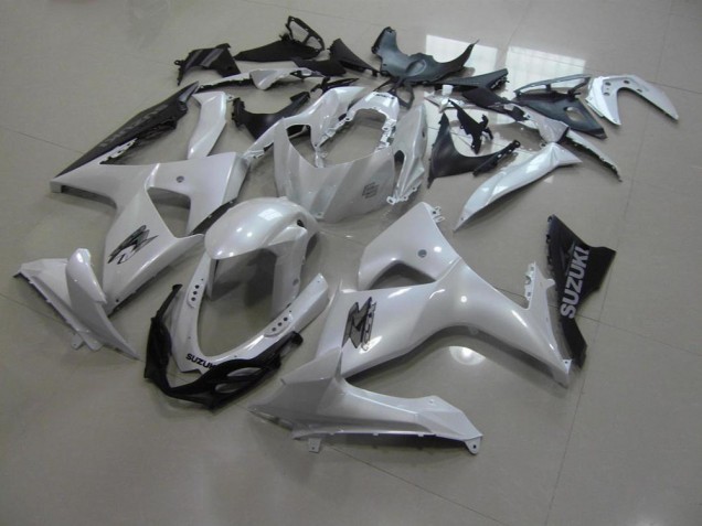 Perl Weiß und Schwarz GSXR 1000 K9 09-16 Motorrad Verkleidungen Perl Weiß und Schwarz GSXR 1000 K9 09-16 Motorrad Verkleidungen