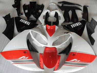 Racy Rot Weiß Schwarz R1 12-14 Motorrad Verkleidungen