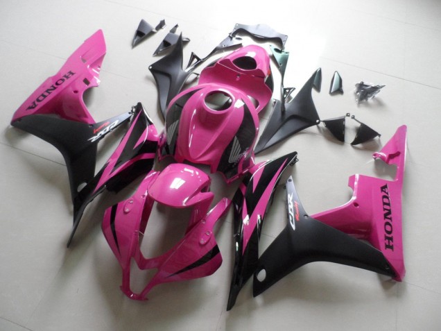 Rosa Schwarz CBR 600 RR 07-08 Motorrad Verkleidungen Rosa Schwarz CBR 600 RR 07-08 Motorrad Verkleidungen