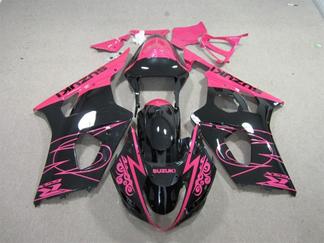 Rosa Schwarz GSXR 1000 K3 03-04 Motorrad Verkleidungen Rosa Schwarz GSXR 1000 K3 03-04 Motorrad Verkleidungen