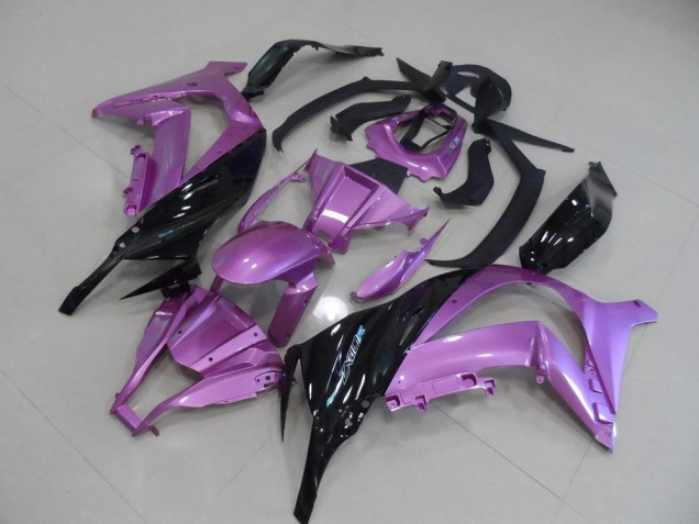Rosa und Schwarz ZX10R 11-15 Motorrad Verkleidungen Rosa und Schwarz ZX10R 11-15 Motorrad Verkleidungen
