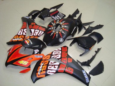 Rossi Matt Schwarz CBR 1000 RR 08-11 Motorrad Verkleidungen