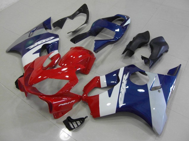 Rot Blau Silber CBR 600 F4i 01-03 Motorrad Verkleidungen Rot Blau Silber CBR 600 F4i 01-03 Motorrad Verkleidungen