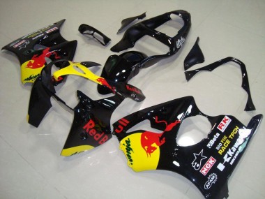 Rot Bull ZX6R 00-02 Motorrad Verkleidungen