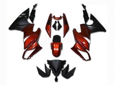 Rot EX650 09-11 Motorrad Verkleidungen