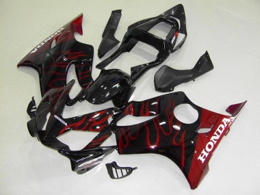 Rot Flamme CBR 600 F4i 01-03 Motorrad Verkleidung