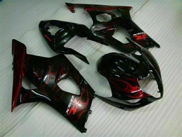 Rot Flamme GSXR 1000 K3 03-04 Motorrad Verkleidungen Rot Flamme GSXR 1000 K3 03-04 Motorrad Verkleidungen