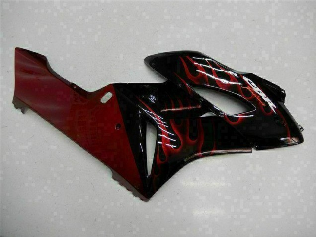 Rot Flamme Schwarz CBR 1000 RR 04-05 Motorrad Verkleidungen Rot Flamme Schwarz CBR 1000 RR 04-05 Motorrad Verkleidungen