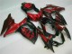 Rot Flamme Schwarz GSXR 1000 K9 09-16 Motorrad Verkleidungen Rot Flamme Schwarz GSXR 1000 K9 09-16 Motorrad Verkleidungen