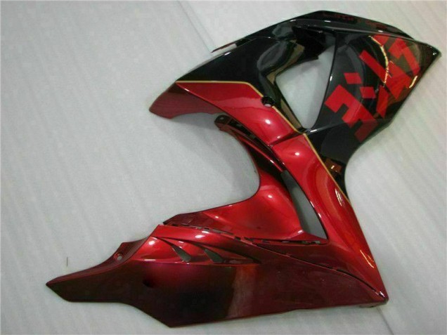 Rot Flamme Schwarz GSXR 1000 K9 09-16 Motorrad Verkleidungen Rot Flamme Schwarz GSXR 1000 K9 09-16 Motorrad Verkleidungen