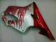 Rot Flamme Silber CBR 600 F4i 01-03 Motorrad Verkleidungen Rot Flamme Silber CBR 600 F4i 01-03 Motorrad Verkleidungen