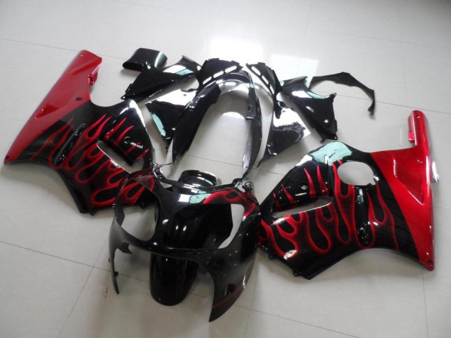 Rot Flamme ZX12R 00-01 Motorrad Verkleidungen Rot Flamme ZX12R 00-01 Motorrad Verkleidungen