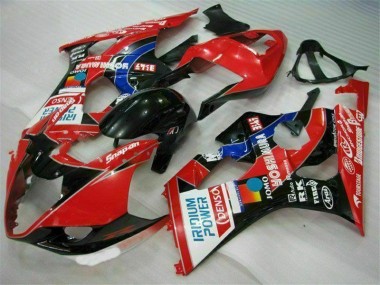 Rot GSXR 1000 K3 03-04 Motorrad Verkleidung