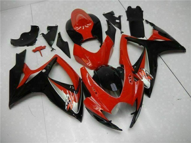 Rot GSXR 600 / 750 K6 06-07 Motorrad Verkleidung