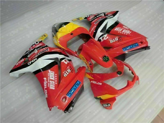 Rot Gelb EX250 08-12 Motorrad Verkleidungen Rot Gelb EX250 08-12 Motorrad Verkleidungen
