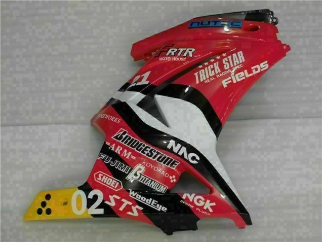 Rot Gelb EX250 08-12 Motorrad Verkleidungen Rot Gelb EX250 08-12 Motorrad Verkleidungen