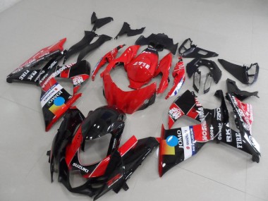 Rot Jomo GSXR 1000 K9 09-16 Motorrad Verkleidungen