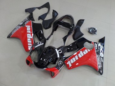 Rot Jordan CBR 600 F4i 01-03 Motorrad Verkleidungen