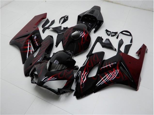 Rot Schwarz CBR 1000 RR 04-05 Motorrad Vollverkleidung Rot Schwarz CBR 1000 RR 04-05 Motorrad Vollverkleidung
