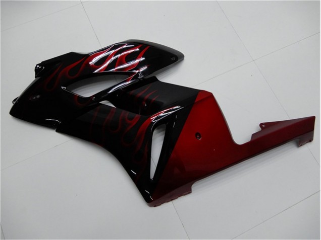 Rot Schwarz CBR 1000 RR 04-05 Motorrad Vollverkleidung Rot Schwarz CBR 1000 RR 04-05 Motorrad Vollverkleidung