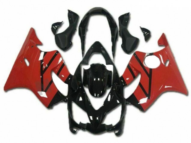 Rot Schwarz CBR 600 F4i 04-07 Motorrad Verkleidungen