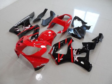 Rot Schwarz CBR 900 RR 929 00-01 Motorrad Verkleidungen