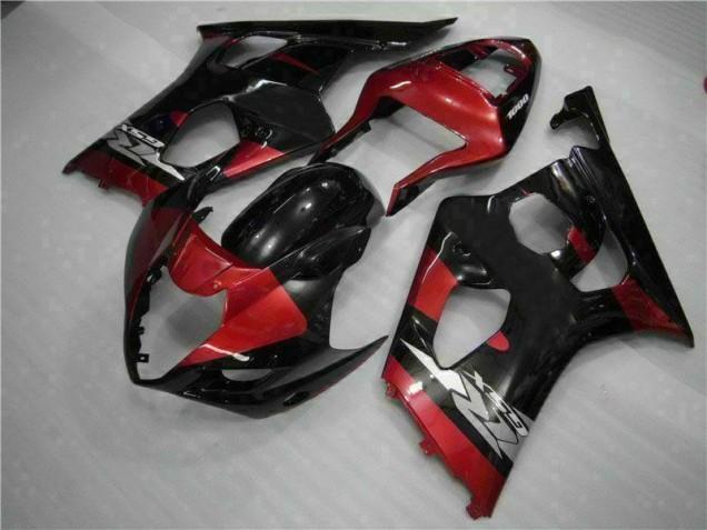 Rot Schwarz GSXR 1000 K3 03-04 Motorrad Verkleidungen Rot Schwarz GSXR 1000 K3 03-04 Motorrad Verkleidungen
