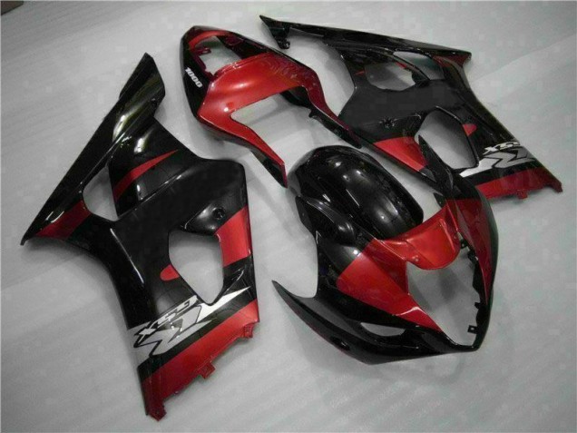 Rot Schwarz GSXR 1000 K3 03-04 Motorrad Verkleidungen Rot Schwarz GSXR 1000 K3 03-04 Motorrad Verkleidungen