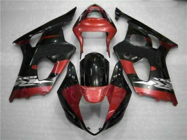 Rot Schwarz GSXR 1000 K3 03-04 Motorrad Verkleidungen