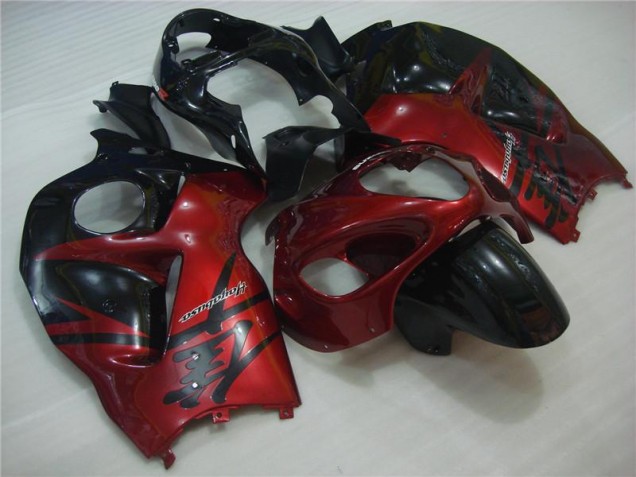 Rot Schwarz GSXR 1300 Hayabusa 96-07 Motorrad Verkleidung
