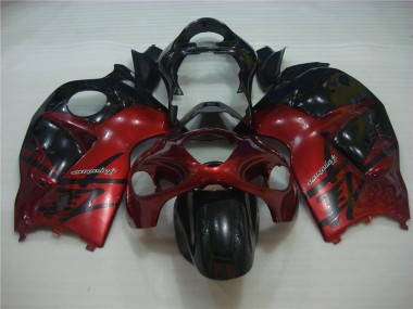 Rot Schwarz GSXR 1300 Hayabusa 96-07 Motorrad Verkleidung