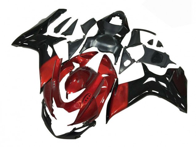 Rot Schwarz GSXR 600 / 750 K11 11-24 Motorrad Verkleidungen Rot Schwarz GSXR 600 / 750 K11 11-24 Motorrad Verkleidungen