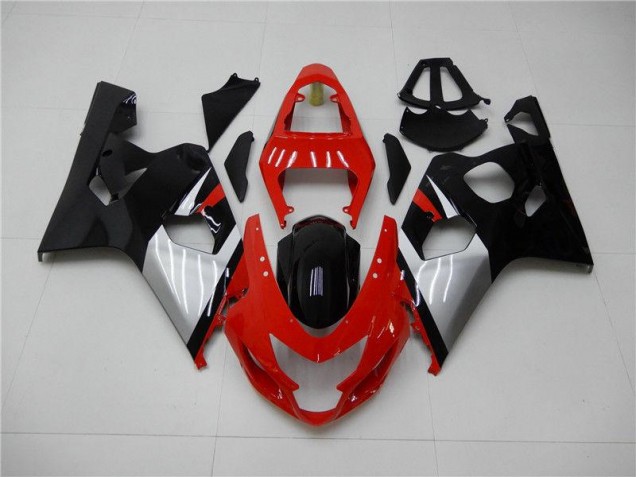 Rot Schwarz GSXR 600 / 750 K4 04-05 Motorrad Verkleidungen Rot Schwarz GSXR 600 / 750 K4 04-05 Motorrad Verkleidungen