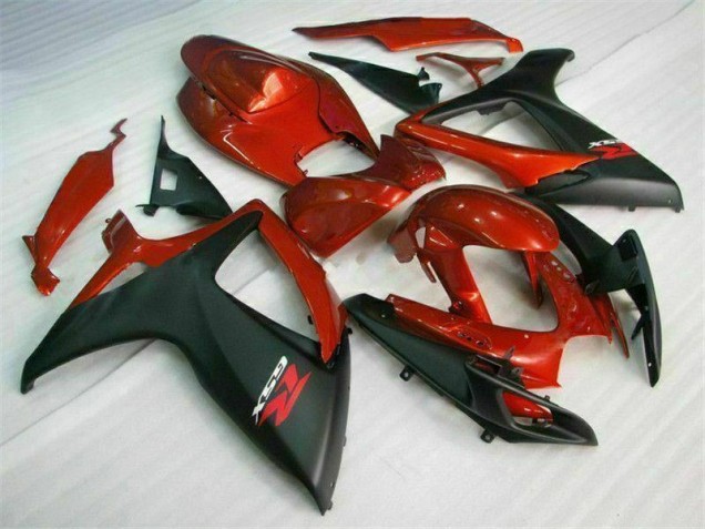 Rot Schwarz GSXR 600 / 750 K6 06-07 Motorrad Verkleidung Rot Schwarz GSXR 600 / 750 K6 06-07 Motorrad Verkleidung