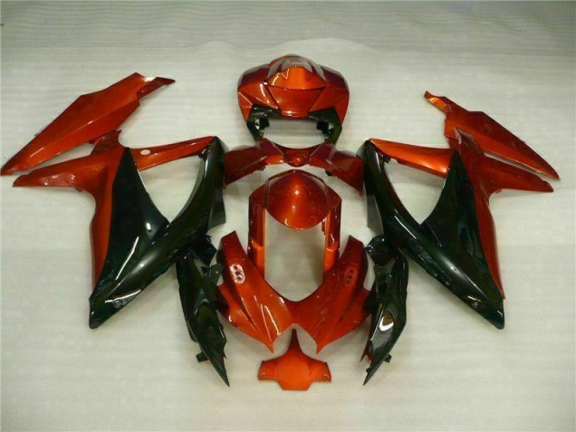 Rot Schwarz GSXR 600 / 750 K8 08-10 Motorrad Verkleidung Rot Schwarz GSXR 600 / 750 K8 08-10 Motorrad Verkleidung