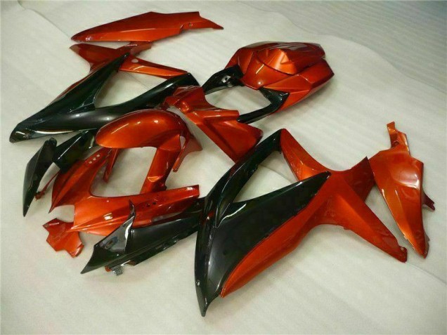 Rot Schwarz GSXR 600 / 750 K8 08-10 Motorrad Verkleidung Rot Schwarz GSXR 600 / 750 K8 08-10 Motorrad Verkleidung