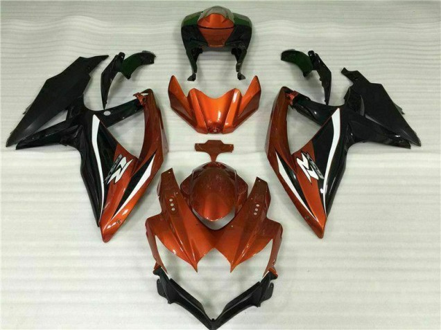 Rot Schwarz GSXR 600 / 750 K8 08-10 Motorrad Verkleidungen Rot Schwarz GSXR 600 / 750 K8 08-10 Motorrad Verkleidungen