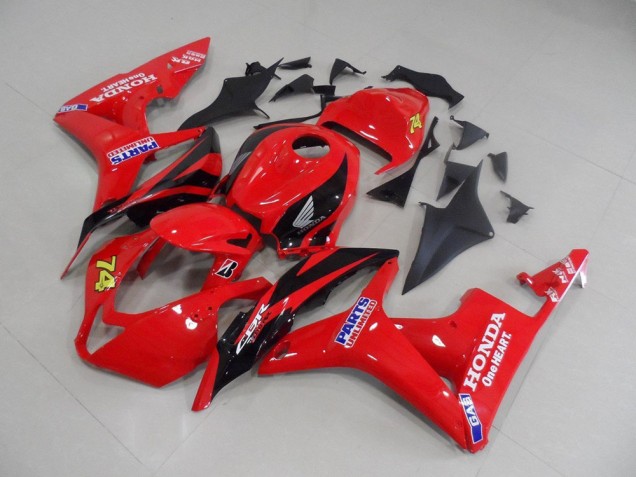 Rot Schwarz Rennen CBR 600 RR 07-08 Motorrad Verkleidungen Rot Schwarz Rennen CBR 600 RR 07-08 Motorrad Verkleidungen