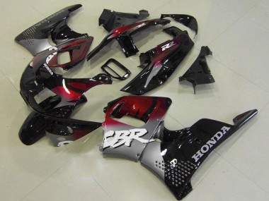 Rot Schwarz Silber CBR 900 RR 893 96-97 Motorrad Verkleidungen