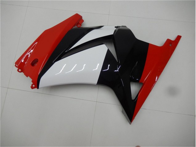 Rot Schwarz Weiß EX250 08-12 Motorrad Verkleidungen Rot Schwarz Weiß EX250 08-12 Motorrad Verkleidungen